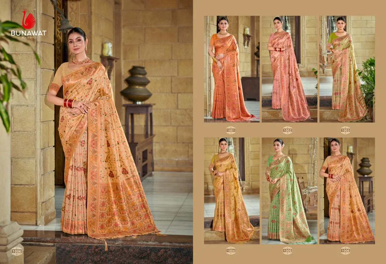 Anmol Prabhat By Bunawat Wedding Banarasi Silk Sarees Suppliers In India
